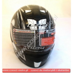 KASK INTERGRALNY LS2 DIAMOND GLOSS  BLACK M