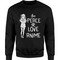  Bluza męska Peace love anime 