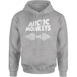  Bluza męska z kapturem Arctic Monkeys muzyczna szara