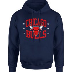  Bluza męska z kapturem Chicago Bulls NBA koszykówka granatowa
