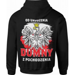 Bluza męska z kapturem Dumny z pochodzenia Patriotyczna Polska 