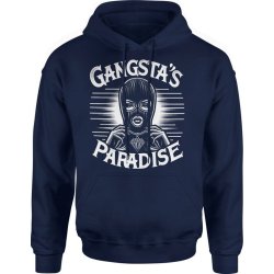  Bluza męska z kapturem Gangsterska Gangsta's Paradise granatowa