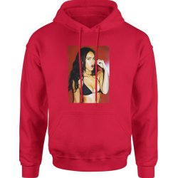  Bluza męska z kapturem Megan Fox Playboy czerwona