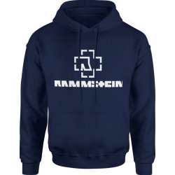  Bluza męska z kapturem Rammstein R+ granatowa