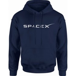  Bluza męska z kapturem Spacex Elon Musk granatowa