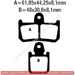 Klocki hamulcowe EBC EPFA442/4HH