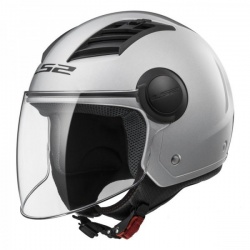  Kask LS2 OF562 Airflow L Solid Silver Jet