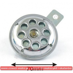 Klakson STANDART chromowy - 6V.