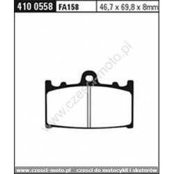 Klocki hamulcowe EBC FA158 przód KAWASAKI, SUZUKI 100558