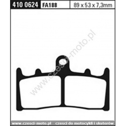 Klocki hamulcowe EBC FA188 przód KAWASAKI, SUZUKI 100624