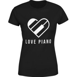  Koszulka damska Fortepian Pianino Muzyczna