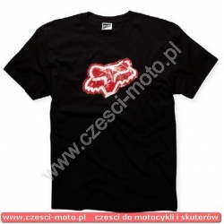 Koszulka FOX Sticker S/S Tee Black - rozmiar L