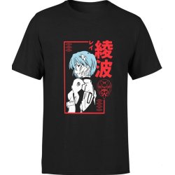  Koszulka męska Rei Ayanami - Neon Genesis Evangelion anime 
