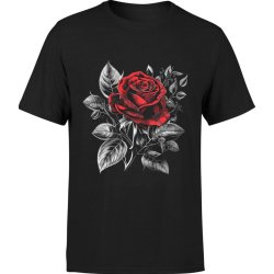  Koszulka męska Róża W Kwiaty Kwiat