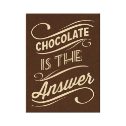  Magnes na lodówkę Chocolate is the Answer