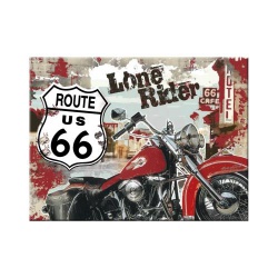  Magnes na lodówkę Route 66 Lone Rider