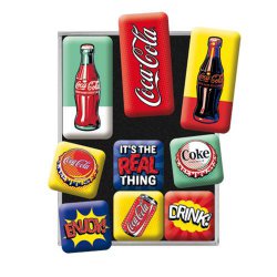  Magnesy (9szt) Coca-Cola Pop Art
