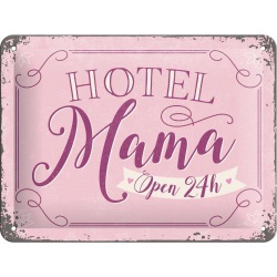  Metalowy Plakat 15 x 20cm Hotel Mama