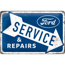  Metalowy Plakat 20 x 30cm Ford Service&Repair