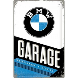  Metalowy Plakat 40 x 60cm BMW Garage