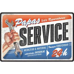  Plakat Papas Service 20x30 metalowy
