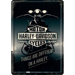  Pocztówka metalowa 14 x 10 cm Harley