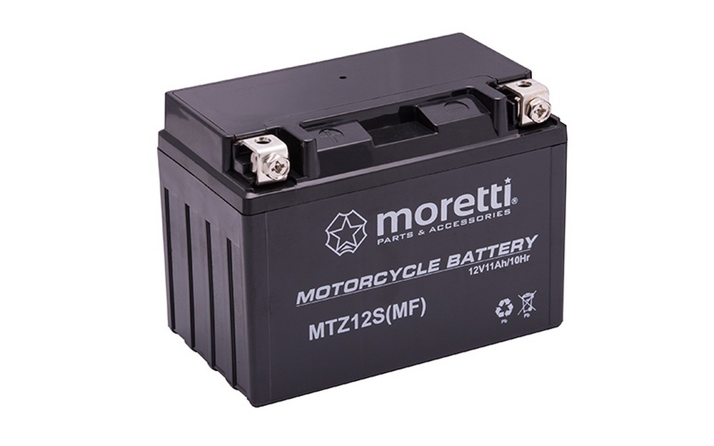 Akumulator AGM (Gel) MTZ12S 12V 11Ah Moretti