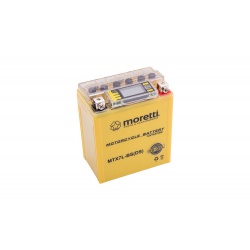  Akumulator AGM (I-Gel) MTX7L-BS 12V 7Ah Moretti ze wskaźnikiem