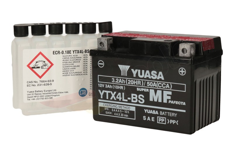 Akumulator bezobsługowy YTX4L-BS Yuasa