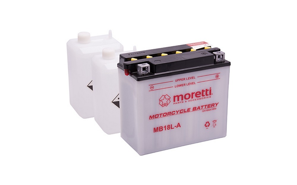 Akumulator kwasowo-ołowiowy MB18L-A 12V 18Ah Moretti