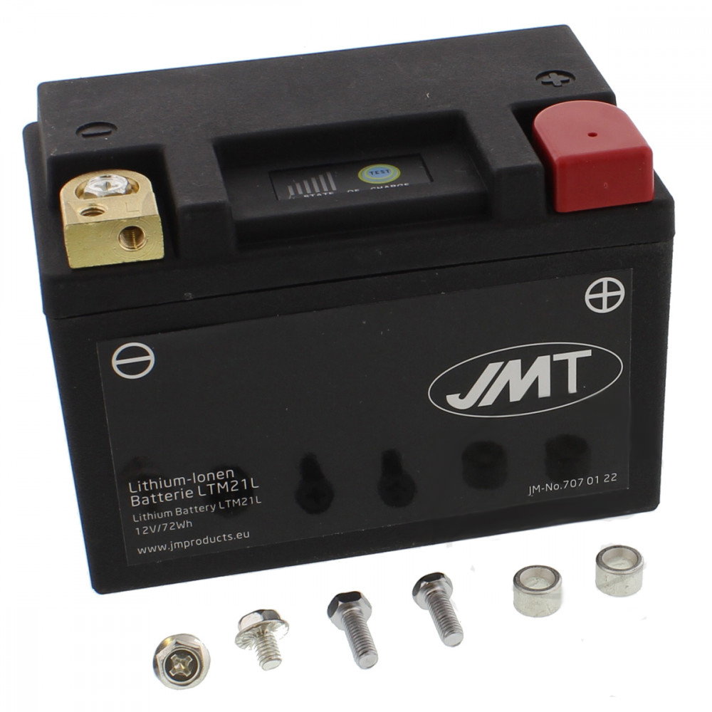  Akumulator litowo-jonowy JMT LTM21L Li-Ion z wskaźnikiem wodoodporny