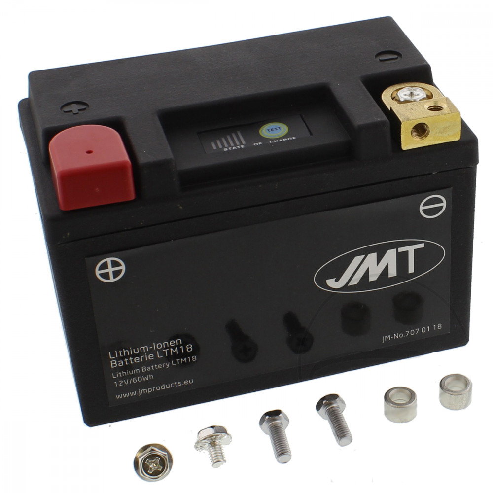  Akumulator litowo-jonowy JMT LTM18 Li-Ion z wskaźnikiem wodoodporny