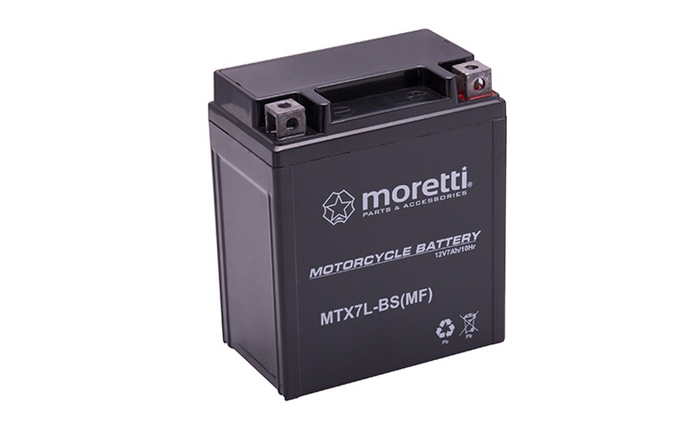 Akumulator MTX7L-BS żelowy Moretti 