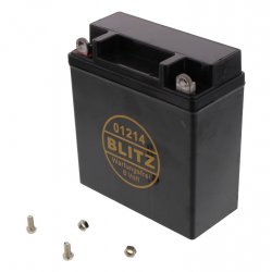  Akumulator retro BLITZ żelowy 6V 12Ah czarny bez pokrywki
