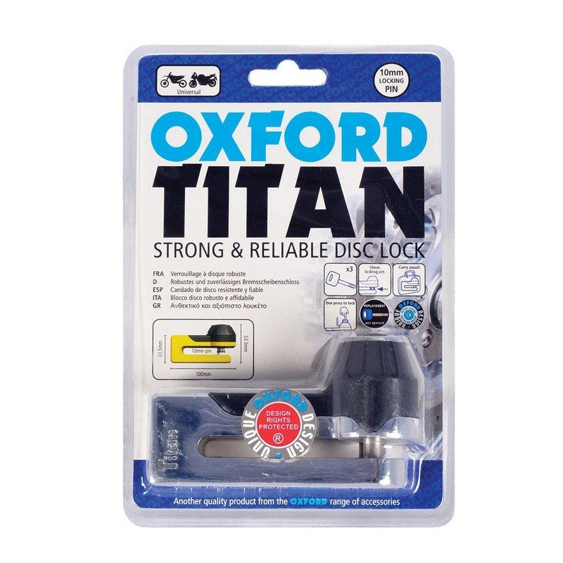 Blokada tarczy hamulcowej 10mm Oxford Titan