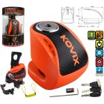 Blokada tarczy hamulcowej z alarmem KOVIX KNS6 pomarańczowy