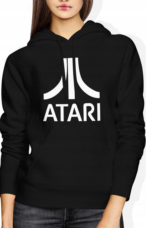 Bluza damska z kapturem Atari Komputer retro
