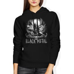  Bluza damska z kapturem Black Metal metalowa