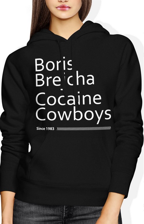 Bluza damska z kapturem Boris Brejcha dj muzyczna dla fana techno trance cowboys