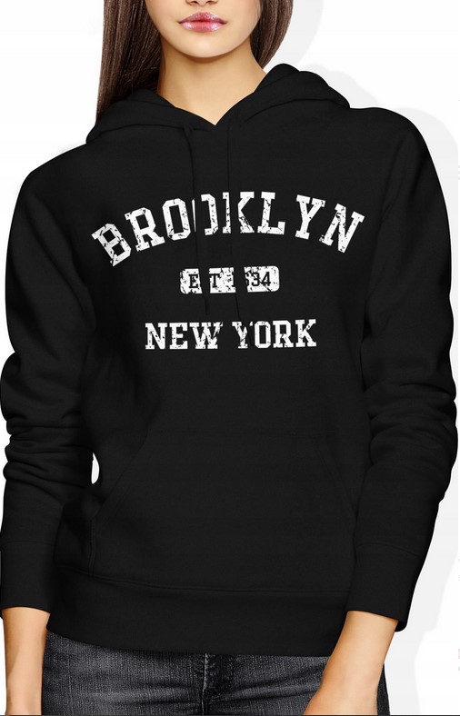 Bluza damska z kapturem Brooklyn New York NY