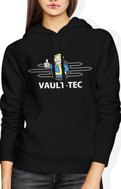 Bluza damska z kapturem Fallout Vault-Tec dla gracza