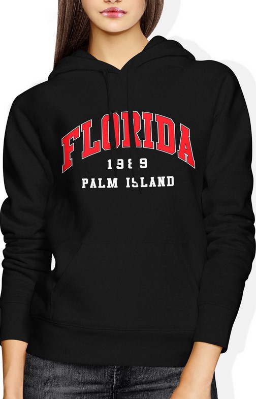 Bluza damska z kapturem Florida Palm Island