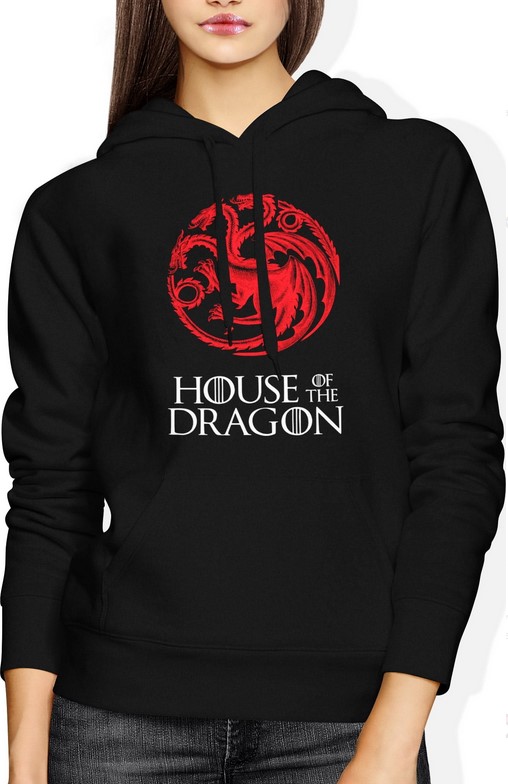 Bluza damska z kapturem House of dragon Ród smoka Gra o Tron