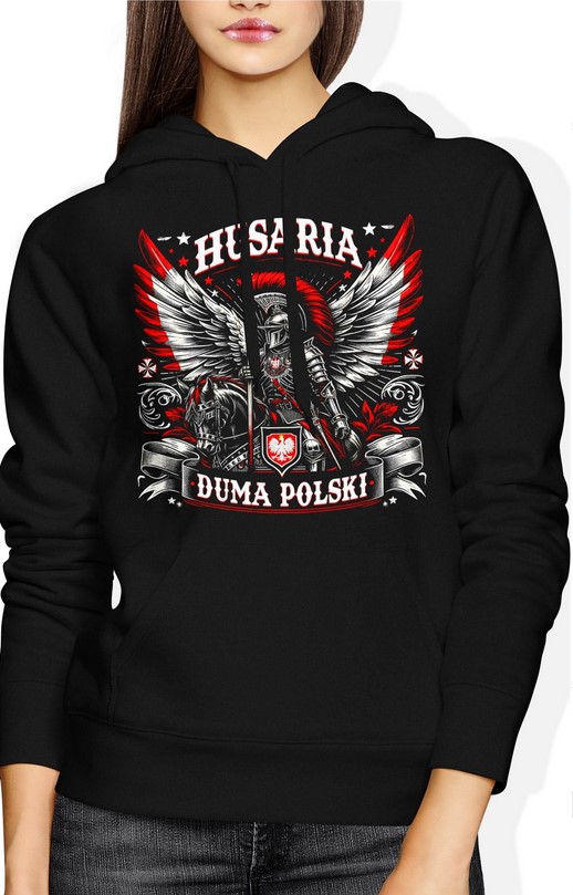 Bluza damska z kapturem Husaria Duma Polski