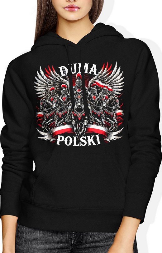 Bluza damska z kapturem Husaria Duma Polski Polska