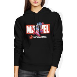  Bluza damska z kapturem Kapitan Ameryka Marvel