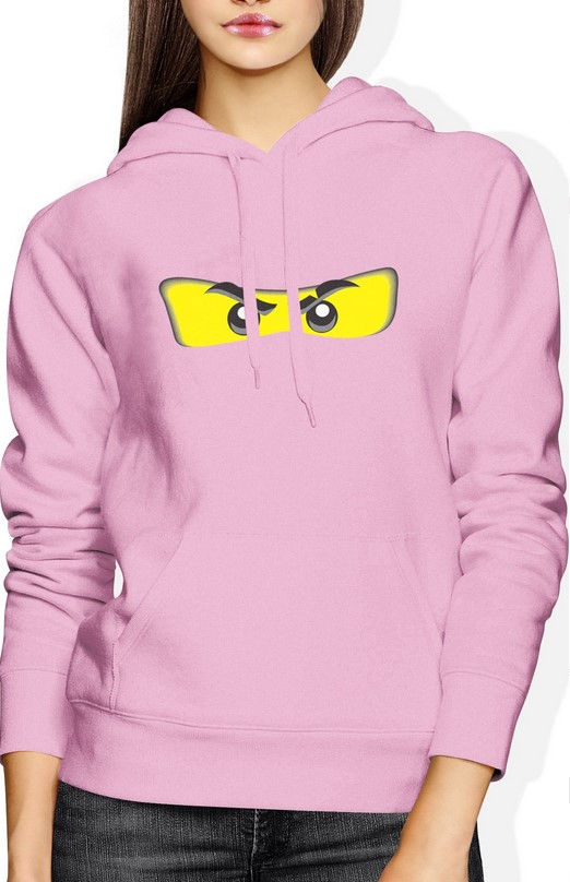 Bluza damska z kapturem Lego ninja go różowa