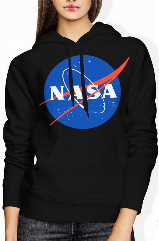 Bluza damska z kapturem NASA kosmos galaktyka