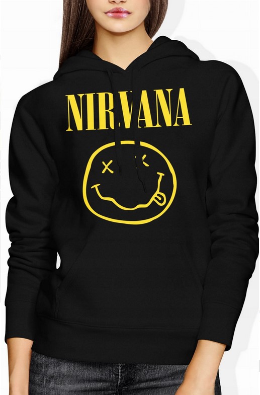 Bluza damska z kapturem Nirvana