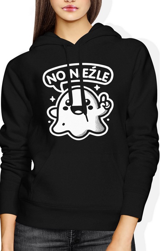 Bluza damska z kapturem No nieźle duch